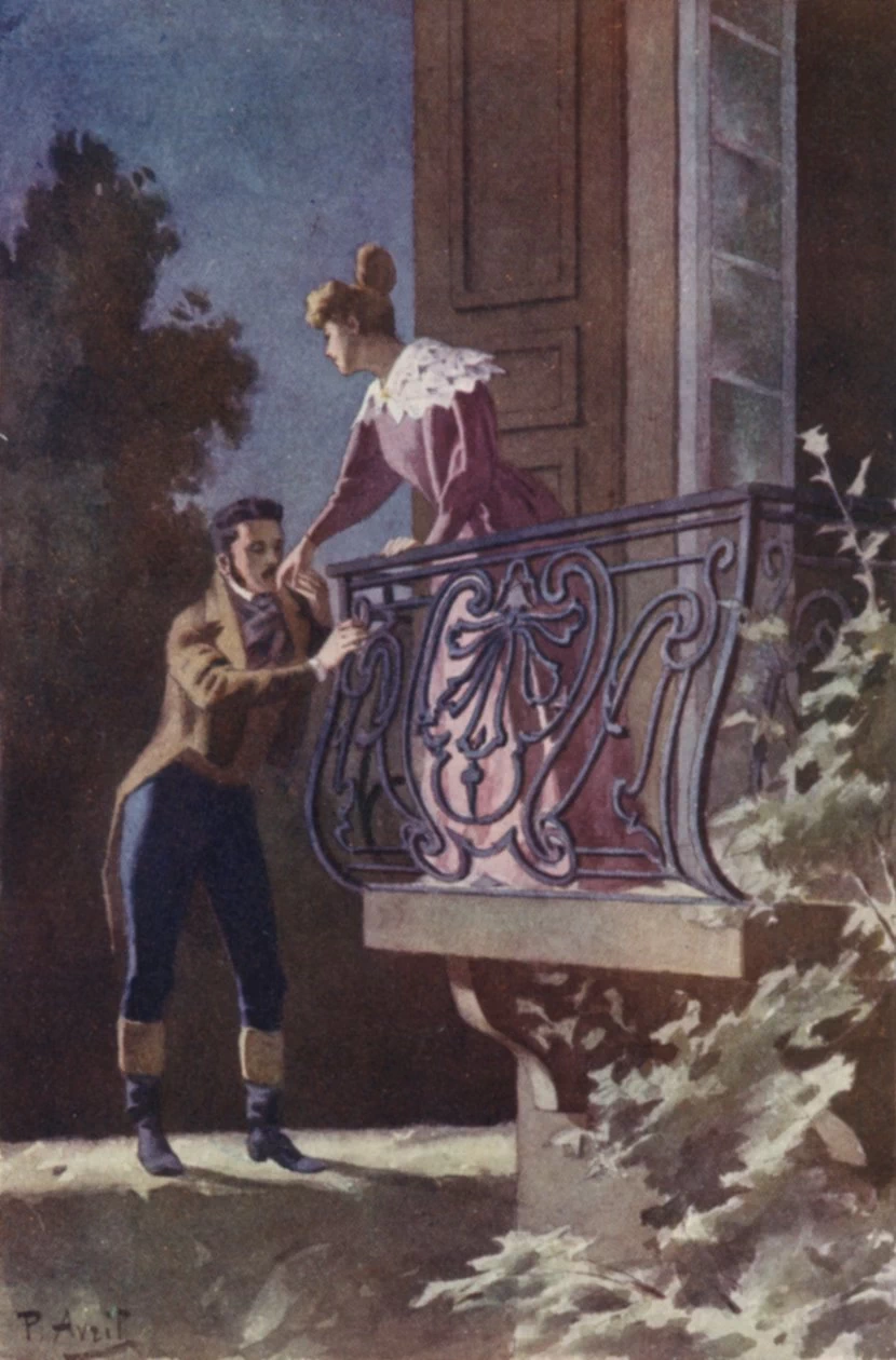 L'ho trovato lì, con la mano appoggiata su un angolo del mio balcone